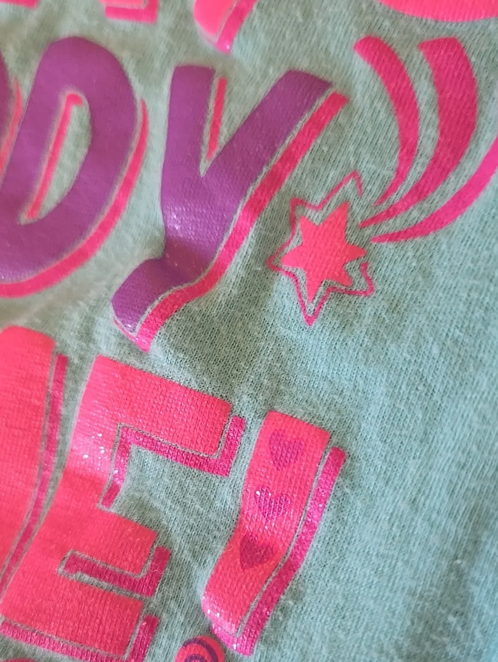 The Children's Place 3t Cat Aqua Long Sleeve Tee Pink Graphic Mommy Love Me